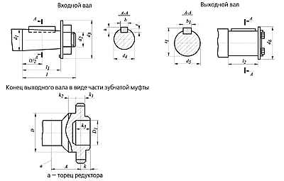 Редуктор рм 500 чертеж