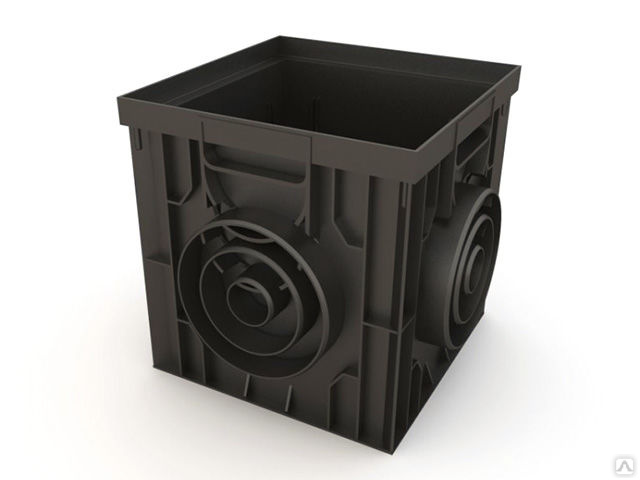 Дождеприемник пластиковый 300х300 (черный), Ecoteck, РБ ecoteck купить ...