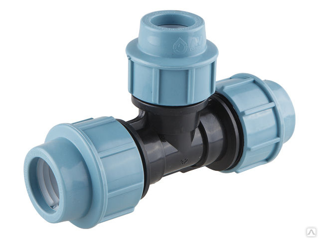 Тройник ПЭ ред. 40х32х40 AV Engineering (Для ПЭ (полиэтиленовых) труб ...