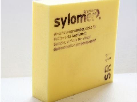 Виброизоляция Sylomer SR 11 желтый лист 1200 х 1500 х 25 мм