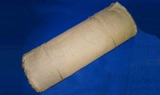 Ткань упаковочная (мешковина), ширина 110 см, длина 150 м лен+джут
