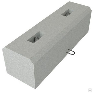 Блок бетонный упора У1 1500х500х400, 0,300 м3., шт 