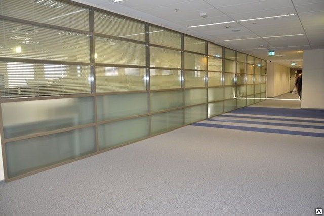 Комплектация строительных объектов офисными перегородками, цена в ...