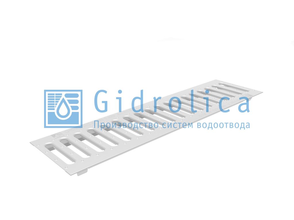 500 Решетка водоприемная Gidrolica Standart РВ-10.13,6.50-штампованная стальная оцинкованная,кл.А15