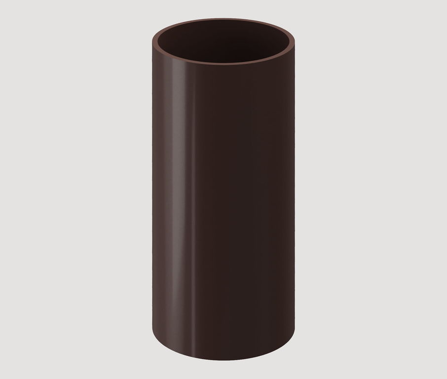 Труба водосточная 1м – (Docke Standard - Темно-коричневый)