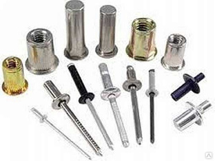 Заклепки алюминиево-стальные 3.2х12 мм, комбинированные, вытяжные, ГОСТ 10302-80 