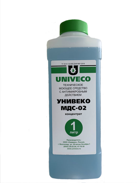 Средство для очистки и дезинфекции помещений Унивеко-МДС-02 бутылка 1 литр