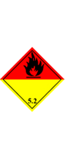 Знак "Опасный груз - Пероксид"