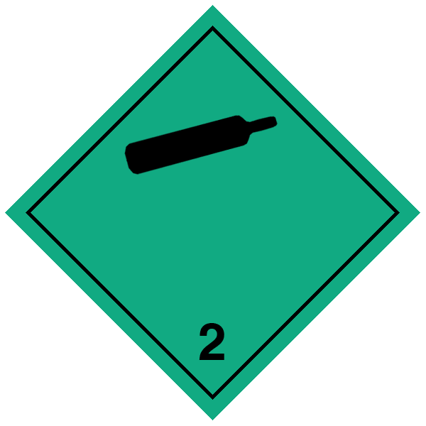 Знак "Опасный груз Аммиак" 14312