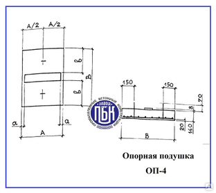 Бетонная подушка