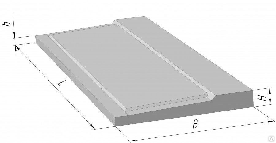 Плита железобетонная лоджии