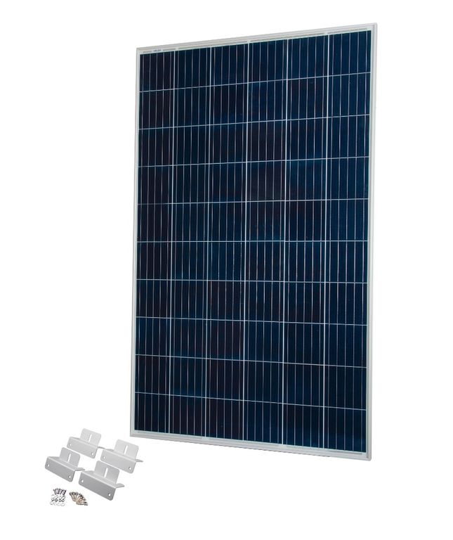 Солнечная панель поликристаллическая 280Вт с универсальным креплением