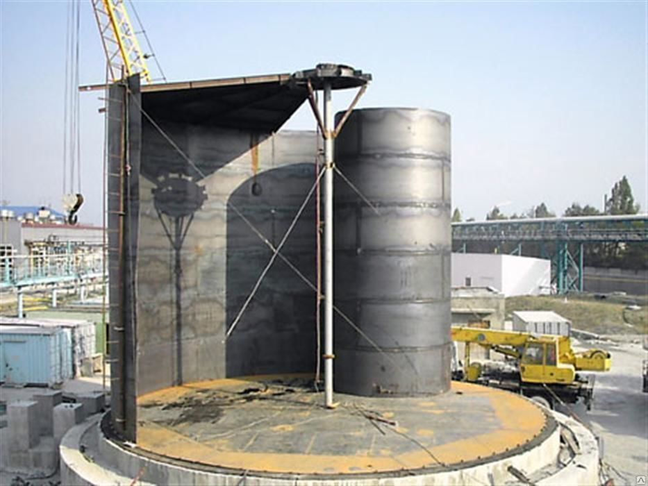 Резервуар для топлива вертикальный стальной РВС-100м3 2