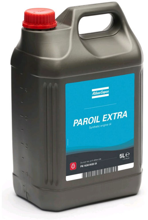 Моторное масло синтетическое Atlas Copco Paroil Extra - 5л, 1630 0135 01 ATLAS COPCO
