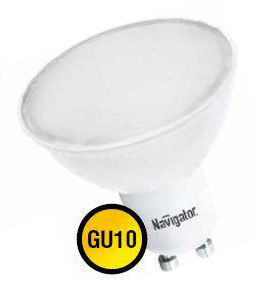 Лампа светодиодная LED 5вт 220в GU10 тепло-белый Navigator 94264 NLL-PAR16