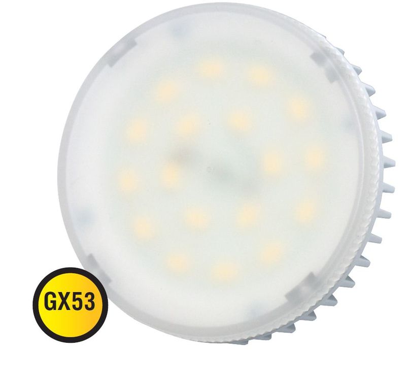 Лампа светодиодная LED 6вт 220в GX53 теплый таблетка Navigator 94249 NLL-GX53