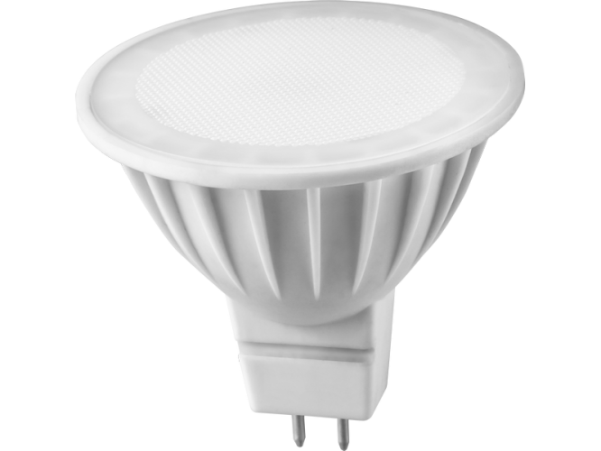 Лампа светодиодная LED 7вт GU5.3 теплый 3000К ОНЛАЙТ