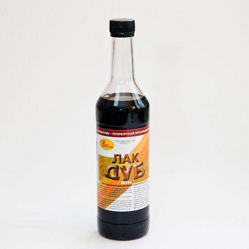 Лак ХВ-784 дуб 0,5л/бутылка ДИОЛА