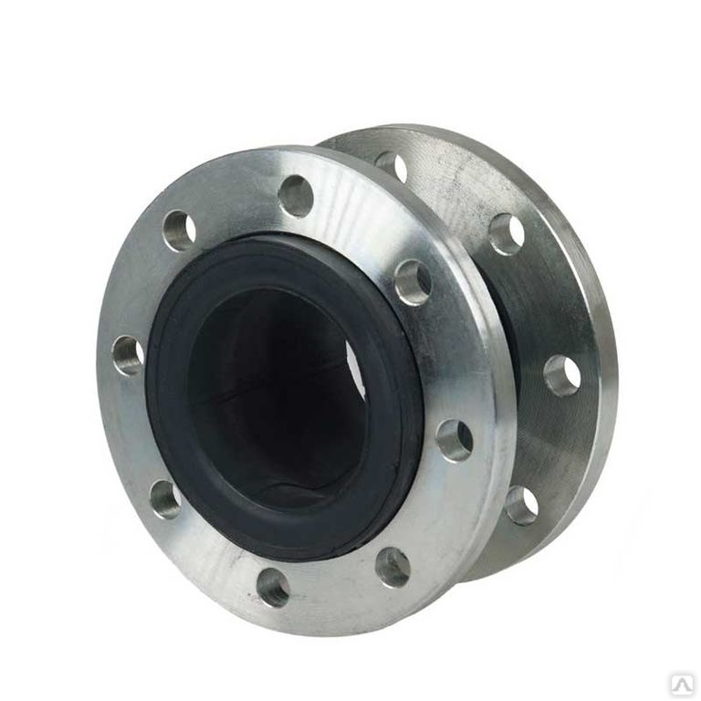 Фланцевый компенсатор (вибровставка) Ду25 Ру16 EPDM резиновый ...