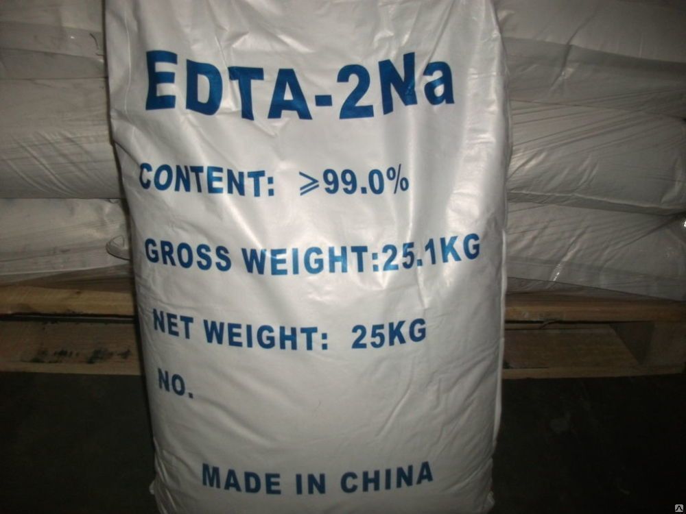 Динатриевая соль EDTA (EDTA-2Na) (Китай)