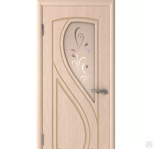 Межкомнатная дверь Беленый дуб Грация L 10ДГ5 800x2000 