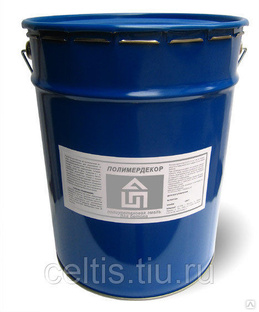 Эмаль Полимердекор-М матовая полиуретановая для бетонных полов 20 кг #1