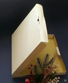 Коробка под пиццу (крышка+дно) 330х330х40 (белая) 