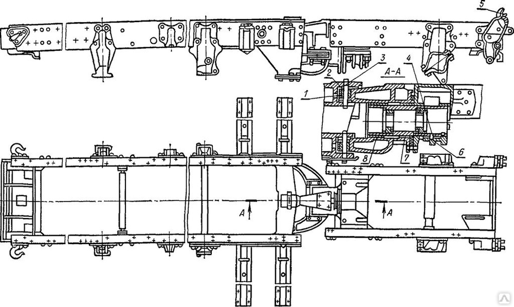 Т 150 чертеж