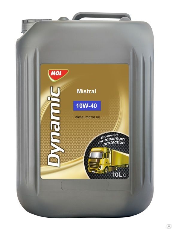 Моторное масло дизельное MOL Dynamic Mistral 10W-40 10 л