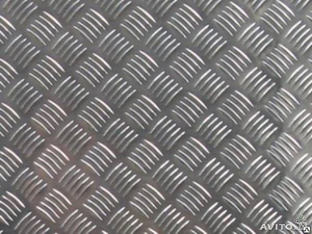 Алюминиевый Лист рифлёный "Квинтет" 1200х600х1,5 мм 