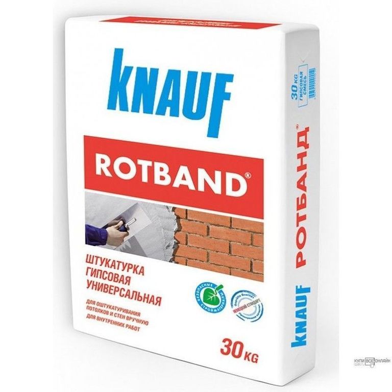 Штукатурка гипсовая ROTBAND (Ротбанд) 30кг KNAUF