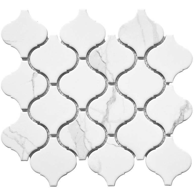 Керамическая мозаика Shapes Latern Carrara Matt Starmosaic