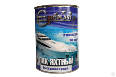Лак яхтный алкидно-уретан. 1,8 кг EUROPLAST /6шт 