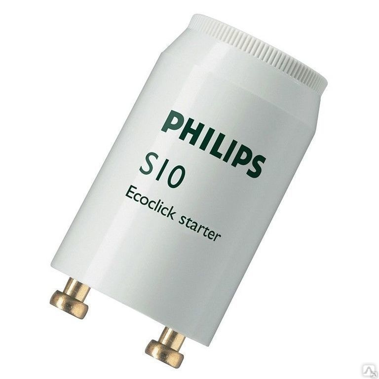 Стартер S10 4-65Вт SIN 220-240В PHILIPS купить за 20 руб./шт. в ...