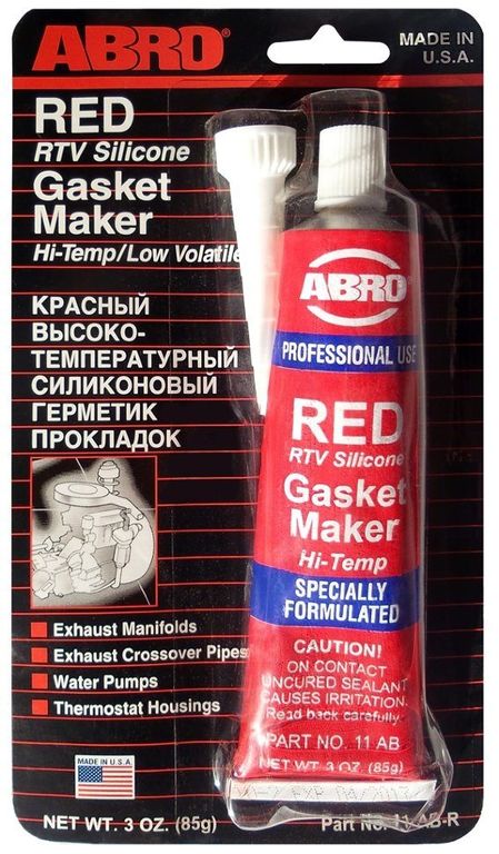 Герметик прокладок красный (USA) 85гр 11-АВ-R ABRO