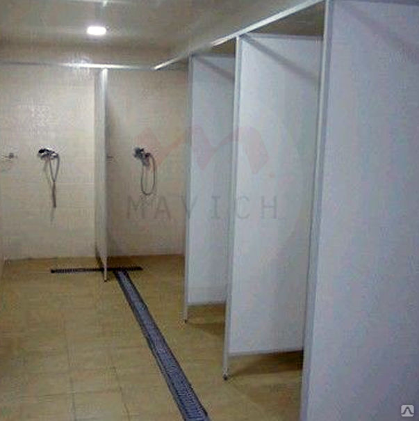 Перегородка сантехническая душевая, цена в Челябинске от компании МАВИЧ