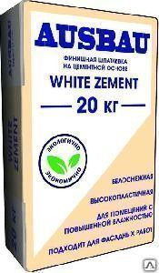 Шпатлевка AUSBAU WHITE ZEMENT (20 кг) /56 Шпатлевка AUSBAU WHITE ZEMENT (20 кг) /56 