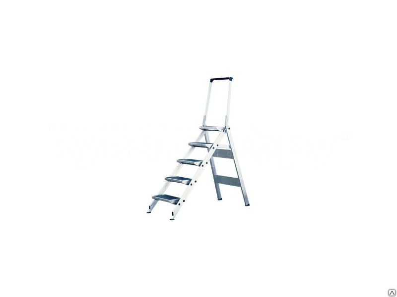 Складная лестница с откидным барьером, 4 ступеньки