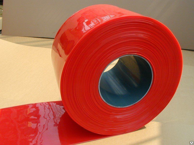 Полосовая завеса стандартная (красная полупрозрачная) 300х2 мм
