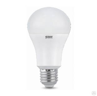 Лампа светодиодная LED Elementary A60 E27 20 Вт грушевидная 4100 К белая 1600 Лм GAUSS 23229 