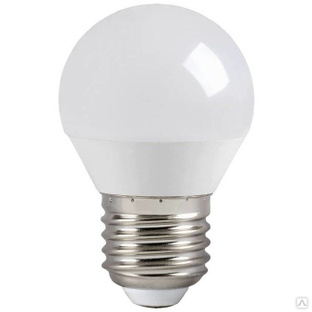 Лампа светодиодная ECO шар белая 630 Лм IEK LLE-G45-7-230-40-E27 