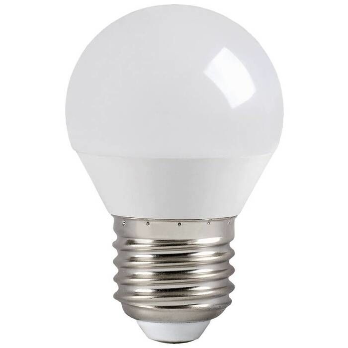 Лампа светодиодная LED ECO шар белая 630 Лм IEK LLE-G45-7-230-30-E27
