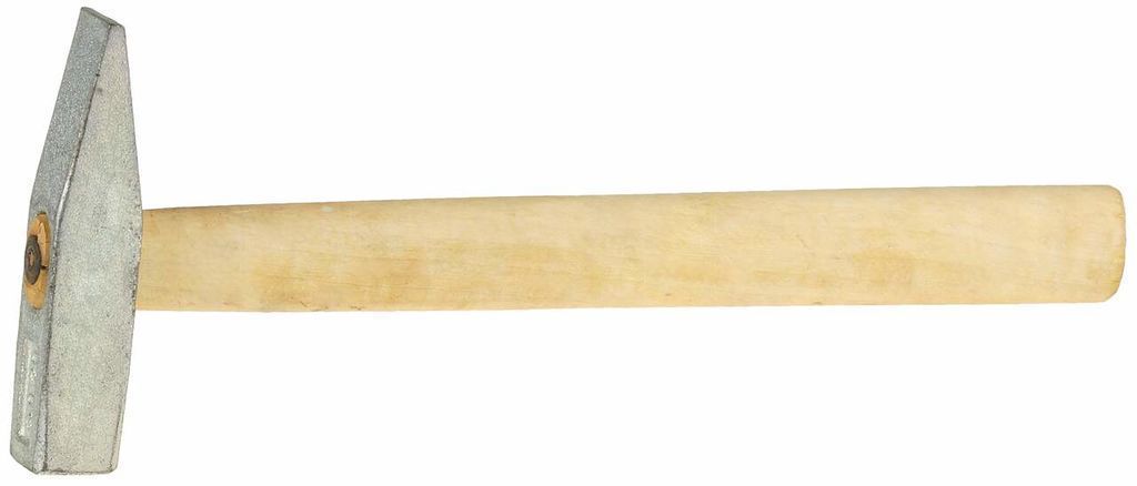 Молоток 500гр слесарный оцинкованный с деревянной рукояткой, НИЗ 2000-05