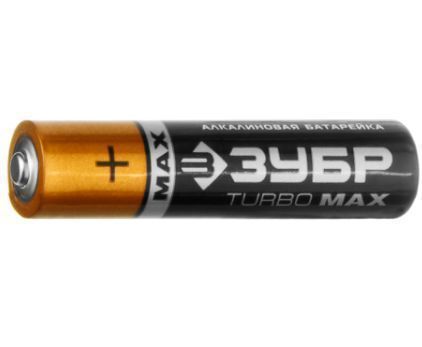 Батарейка тип AA 2шт 1,5В "TURBO MAX" алкалиновая, ЗУБР 59206-2C_z01