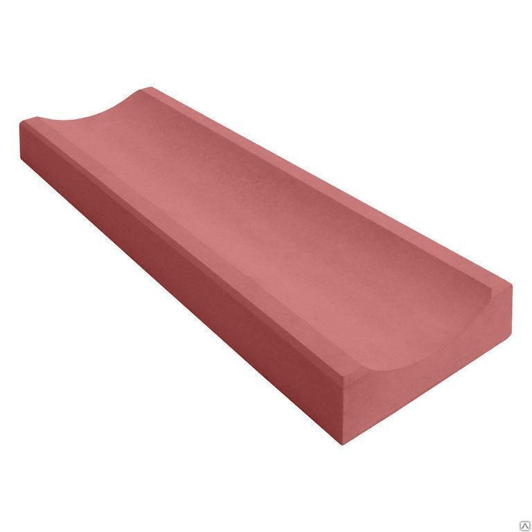 Водосток бетонный 500x160x50 красный