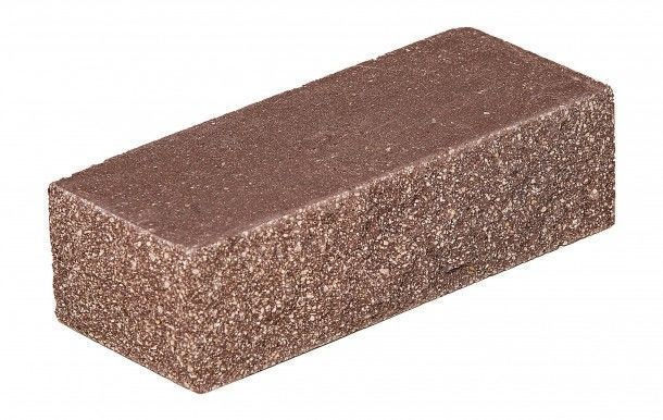 Кирпич бетонный полнотелый одинарный (М300) 250х120х65 мм коричневый
