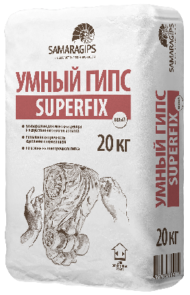 Клей SUPERFIX для фиксации декоративных элементов 20 кг.