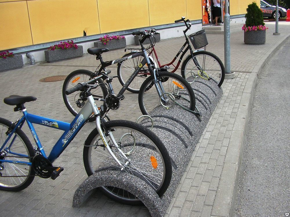 Велопарковка бетонная