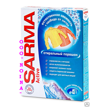 Порошок стиральный Сарма антибактериальный автомат 400 г