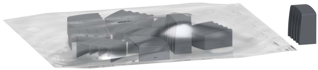 Заглушка боковая для гребенчатых шинок (A9X) 3п (уп.10шт) SchE A9XPE310